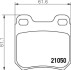 Комплект тормозных колодок, дисковый механизм HELLA 8DB355007381 (фото 2)