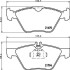 Комплект тормозных колодок, дисковый механизм HELLA 8DB355007861 (фото 2)