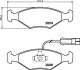 Комплект тормозных колодок, дисковый механизм HELLA 8DB 355 008-391 (фото 2)