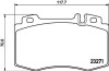 Комплект тормозных колодок, дисковый механизм HELLA 8DB355008691 (фото 2)