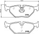 Комплект тормозных колодок, дисковый механизм HELLA 8DB355008-761 (фото 2)