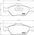 Комплект тормозных колодок, дисковый механизм HELLA 8DB355008901 (фото 2)