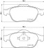 Комплект тормозных колодок, дисковый механизм HELLA 8DB355009-101 (фото 2)