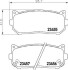 Комплект тормозных колодок, дисковый механизм HELLA 8DB 355 009-341 (фото 2)