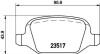 Комплект тормозных колодок, дисковый механизм HELLA 8DB355009361 (фото 2)