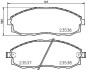 Комплект тормозных колодок, дисковый механизм HELLA 8DB 355 009-381 (фото 2)