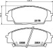 Гальмівні колодки, дискове гальмо (набір) HELLA 8DB355009-731 (фото 2)