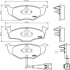 Комплект тормозных колодок, дисковый механизм HELLA 8DB355009801 (фото 2)