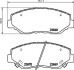 Комплект тормозных колодок, дисковый механизм HELLA 8DB355010-231 (фото 2)