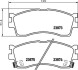 Комплект тормозных колодок, дисковый механизм HELLA 8DB 355 010-251 (фото 2)