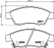 Комплект тормозных колодок, дисковый механизм HELLA 8DB 355 011-081 (фото 2)