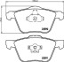 Комплект тормозных колодок, дисковый механизм HELLA 8DB 355 011-571 (фото 2)