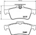 Комплект тормозных колодок, дисковый механизм HELLA 8DB355011-731 (фото 2)