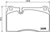 Комплект тормозных колодок, дисковый механизм HELLA 8DB355011-851 (фото 2)