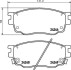 Комплект тормозных колодок, дисковый механизм HELLA 8DB355012-091 (фото 2)