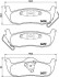 Комплект тормозных колодок, дисковый механизм HELLA 8DB355012181 (фото 2)