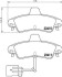 Комплект тормозных колодок, дисковый механизм HELLA 8DB 355 012-201 (фото 3)