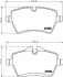 Комплект тормозных колодок, дисковый механизм HELLA 8DB355012341 (фото 2)