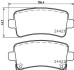 Комплект тормозных колодок, дисковый механизм HELLA 8DB355012-991 (фото 2)