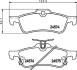 Комплект тормозных колодок, дисковый механизм HELLA 8DB355013461 (фото 2)