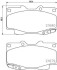 Комплект тормозных колодок, дисковый механизм HELLA 8DB355013-481 (фото 2)