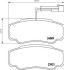 Комплект тормозных колодок, дисковый механизм HELLA 8DB 355 013-511 (фото 1)
