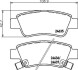 Комплект тормозных колодок, дисковый механизм HELLA 8DB355013591 (фото 2)