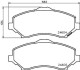 Комплект тормозных колодок, дисковый механизм HELLA 8DB355014231 (фото 2)