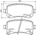 Комплект тормозных колодок, дисковый механизм HELLA 8DB355014331 (фото 2)