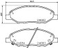 Комплект тормозных колодок, дисковый механизм HELLA 8DB355014371 (фото 2)