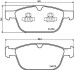 Комплект тормозных колодок, дисковый механизм HELLA 8DB355014-541 (фото 2)