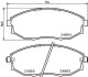 Комплект тормозных колодок, дисковый механизм HELLA 8DB355014931 (фото 2)