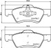 Комплект тормозных колодок, дисковый механизм HELLA 8DB355014961 (фото 2)