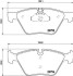 Комплект тормозных колодок, дисковый механизм HELLA 8DB355015031 (фото 2)