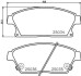 Комплект тормозных колодок, дисковый механизм HELLA 8DB355015241 (фото 2)