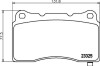 Комплект тормозных колодок, дисковый механизм HELLA 8DB355015481 (фото 2)