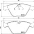 Комплект тормозных колодок, дисковый механизм HELLA 8DB355015601 (фото 2)