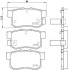 Комплект тормозных колодок, дисковый механизм HELLA 8DB355016451 (фото 2)