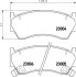 Комплект тормозных колодок, дисковый механизм HELLA 8DB 355 016-661 (фото 2)