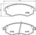 Комплект тормозных колодок, дисковый механизм HELLA 8DB 355 016-691 (фото 2)