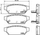 Комплект тормозных колодок, дисковый механизм HELLA 8DB 355 016-701 (фото 1)