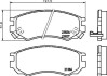 Комплект тормозных колодок, дисковый механизм HELLA 8DB355017061 (фото 2)