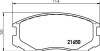 Комплект тормозных колодок, дисковый механизм HELLA 8DB 355 017-161 (фото 2)