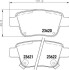 Комплект тормозных колодок, дисковый механизм HELLA 8DB355017331 (фото 2)