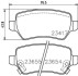 Комплект тормозных колодок, дисковый механизм HELLA 8DB355018781 (фото 1)