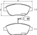 Комплект тормозных колодок, дисковый механизм HELLA 8DB 355 018-831 (фото 1)