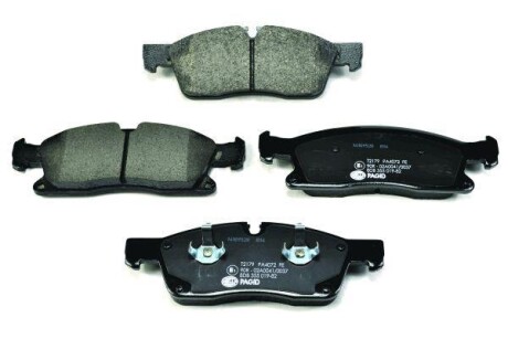 Гальмівні колодки (набір) HELLA 8DB 355 019-821