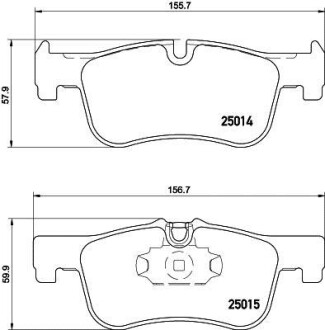 Комплект тормозных колодок, дисковый механизм HELLA 8DB355020201