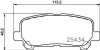 Комплект тормозных колодок, дисковый механизм HELLA 8DB355020601 (фото 1)