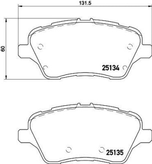 Комплект тормозных колодок, дисковый механизм HELLA 8DB 355 020-621